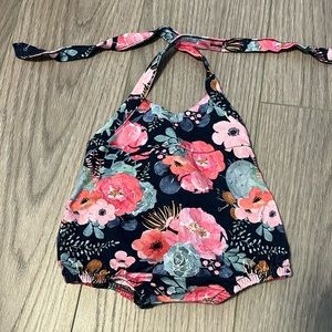 Little and Lively, halter romper, 0-6 months